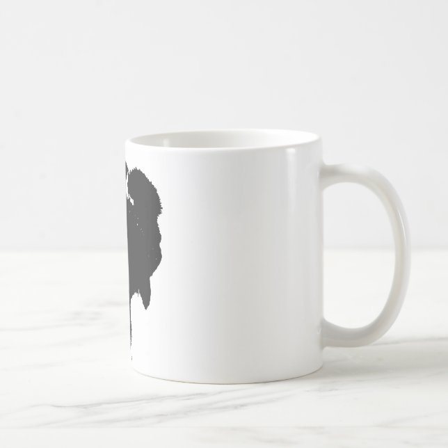 Mug Pop Art Buffalo Bison Silhouette (Droite)