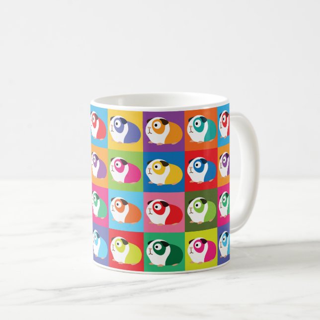 Mug Pop Art Guinea Pigs (Devant droit)