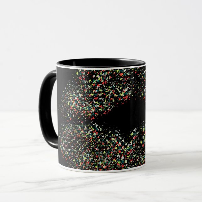 Mug Pop Art Lèvres colorées (Devant gauche)