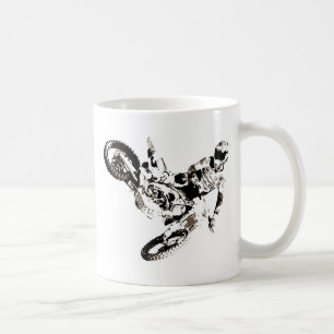 Mug Pop Art Motocross Motorcyle Sport