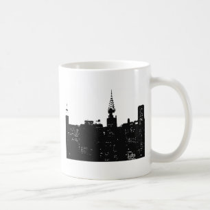 Mug Pop Art New York Silhouette