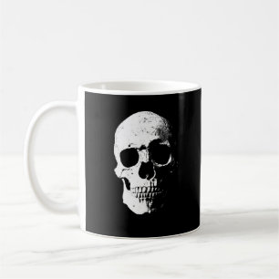 Mug Pop Art noir et blanc personnalisé Halloween Party
