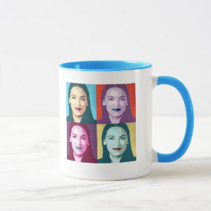 Mug Pop Art Ocasio-Cortez