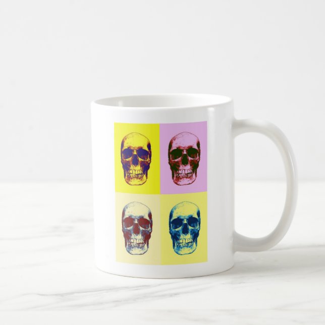 Mug Pop Art Skull (Droite)