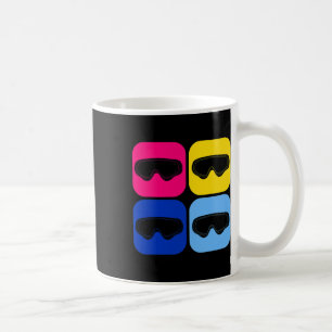 Mug Pop Art Snowboard Goggets Snowboard Snowboard Snow