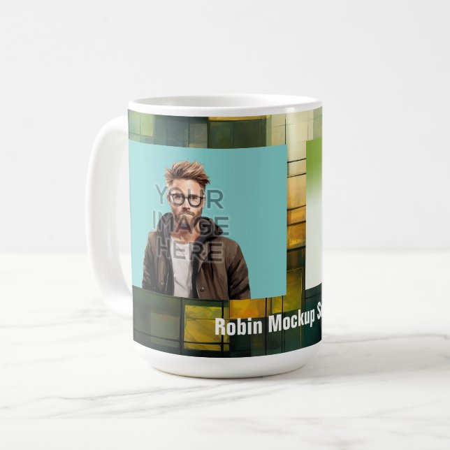 Mug Pop Culture Signable Ajouter Photo Personnalisée P (Devant gauche)