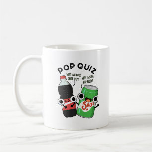 Mug Pop Quiz Drôle Soda Pop Pun