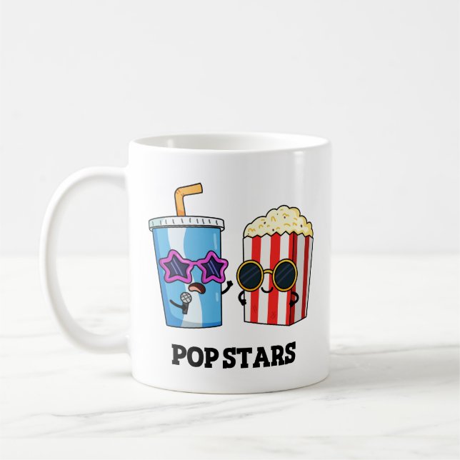 Mug Pop Stars Funny Snack Pun (Gauche)
