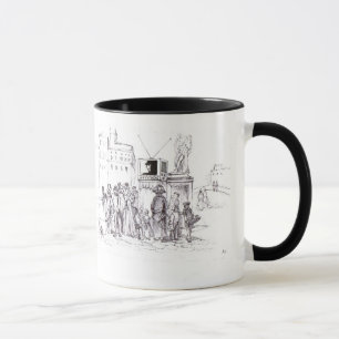Mug POPET AFFICHER Dessin noir blanc