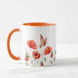 Mug Poppies du jardin