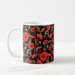 Mug Poppies rouges