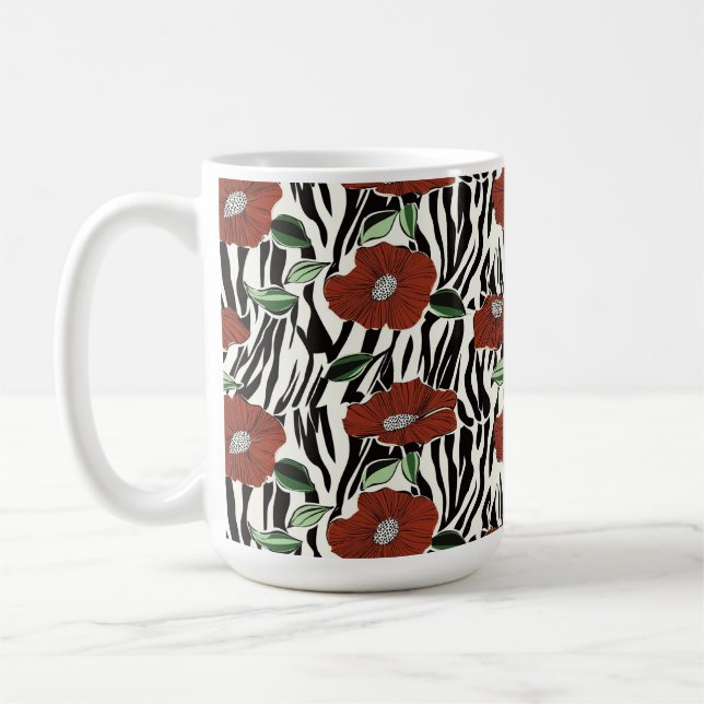Mug Poppies rouges (Gauche)