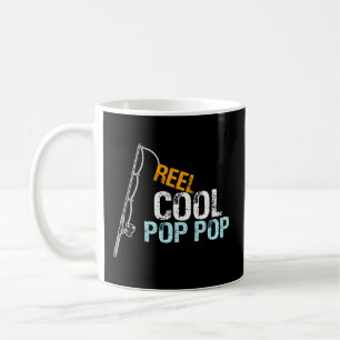 Mug Poppop De Grandgirl Grandson Reel Pop Pop