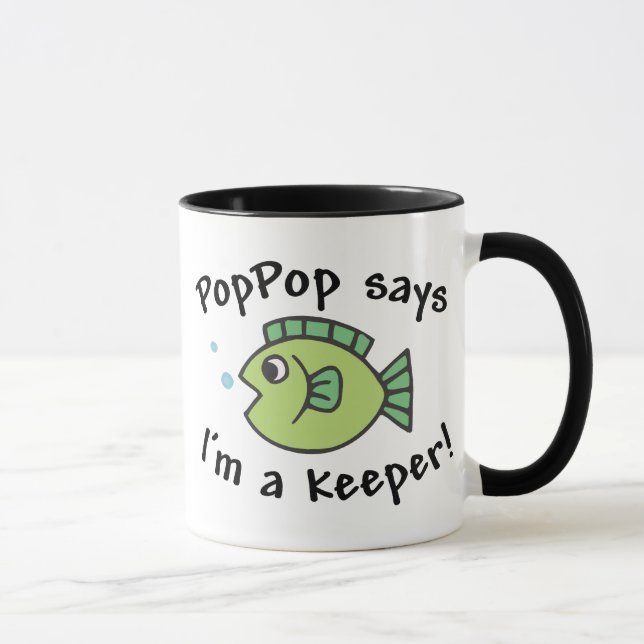 Mug PopPop dit que je suis un gardien ! (Droite)