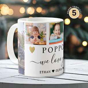 Mug Poppop Nous T'aimons Collage De 5 Photos