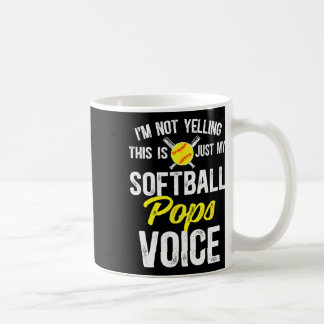 Mug Pops De Softball Voix Pops D'Un Joueur De Softball