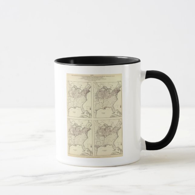 Mug Population irlandaise et allemande 1870 (Droite)