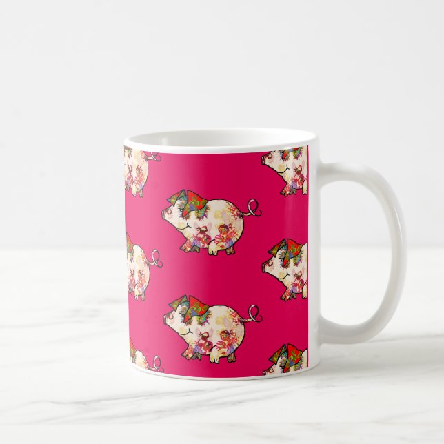 Mug Porc cosmique d'amour de Litte (Droite)