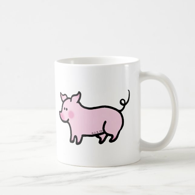 Mug Porcelet mignon (Droite)