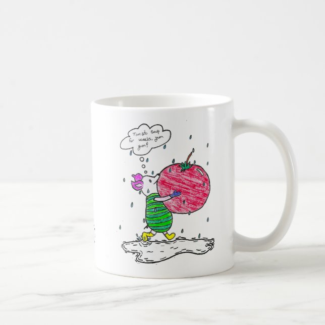 Mug Porcelet - Tomate (Droite)