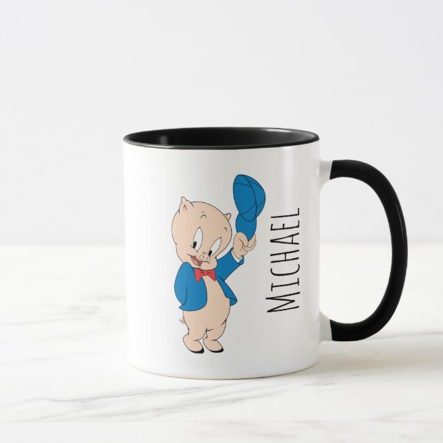 Mug Porky Pig | Chapeau qui s'envole (Droite)