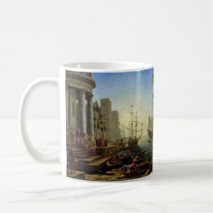 Mug Port de mer avec l'embarquement de sainte Ursule