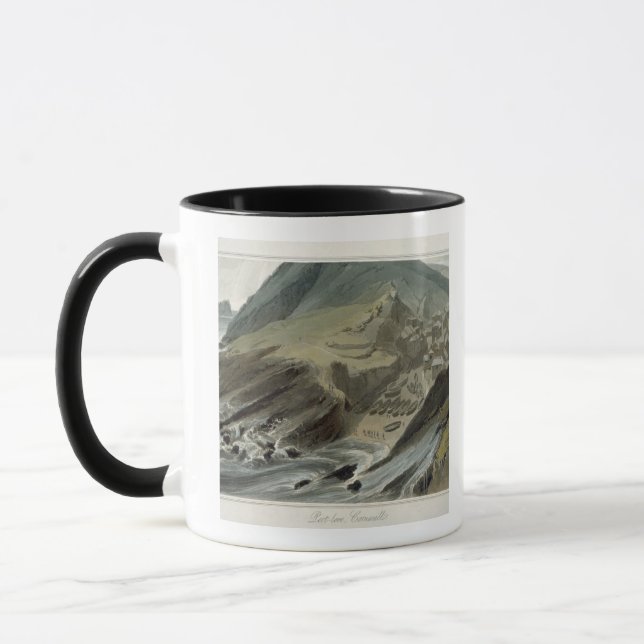 Mug Port Looe, les Cornouailles, 'd'un voyage autour (Gauche)