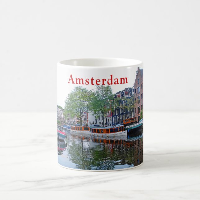 Mug Port sur le canal à Amsterdam (Centre)