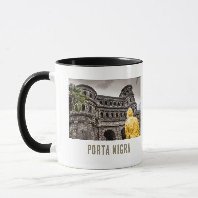 Mug Porta Nigra à Trier Rhénanie Palatinat Allemagne (Gauche)