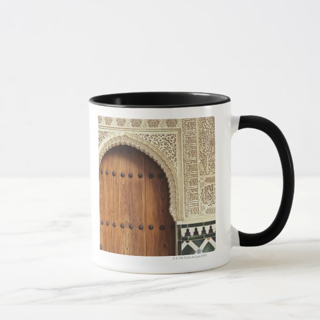 Mug Porte au palais d'Alhambra à Grenade, Espagne 2 (Droite)