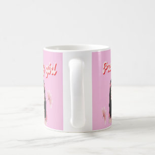 Mug Porte - clé à fleurs rose Sakura - Printemps & Hiv