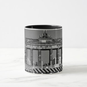 Mug Porte de Brandebourg à Berlin en Allemagne vintage