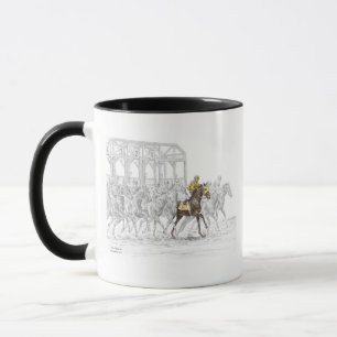 Mug Porte de départ de la course de cheval