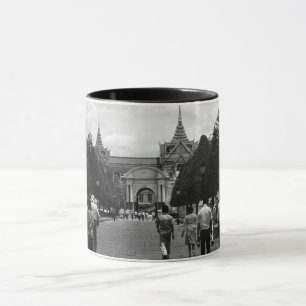 Mug Porte du palais royal touristique vintage Thaïland