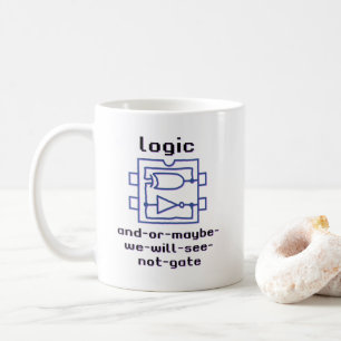 Mug Porte logique amusante à fonction booléenne