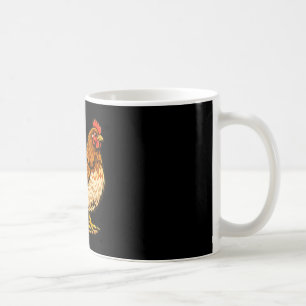 Mug Porte-poulet à motif de poulet avec œuf Ferme de p
