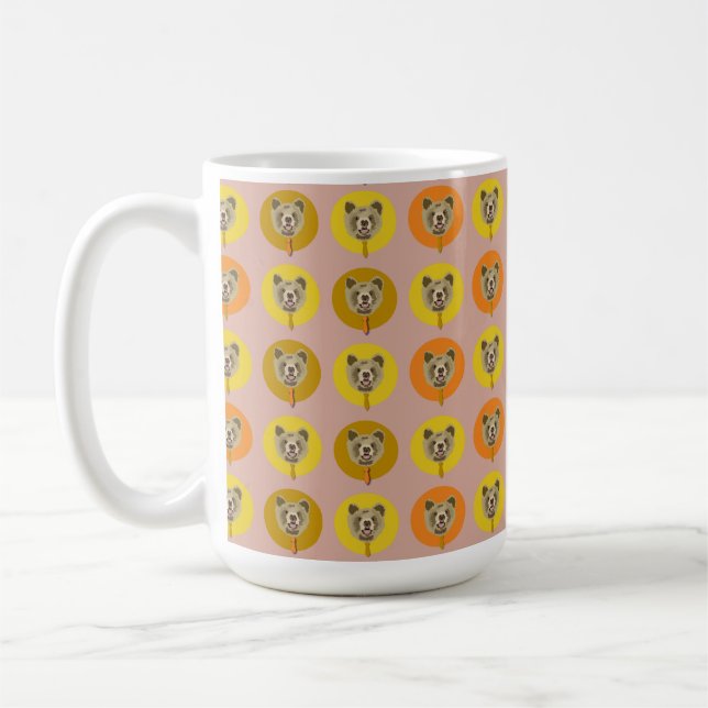 Mug porter cravate motif (Gauche)