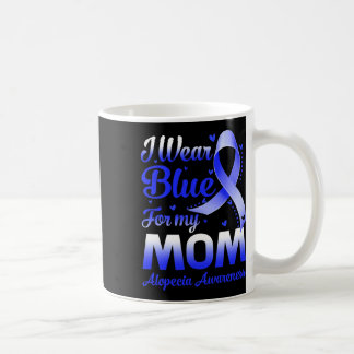 Mug Porter le bleu pour ma maman Alopecia Sensibilisat