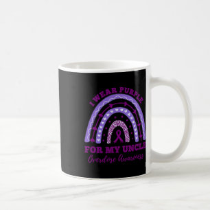 Mug Porter le pourpre pour ma conscience de surdose on