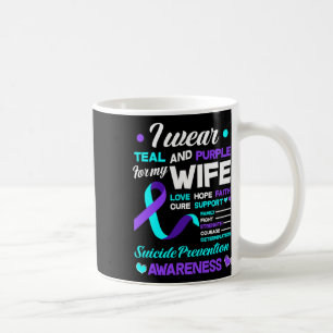 Mug Porter Turquoise Et Violet Pour La Prévention Du S
