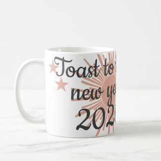 Mug Porter un toast à la nouvelle année