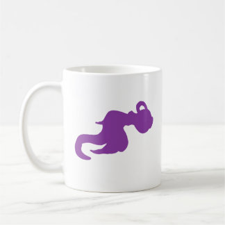 Mug Porteur d'Eau Silhouette en Bleu Clair – Moderne