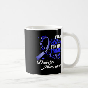 Mug Portez du bleu pour mon ami T1d sensibilisation au