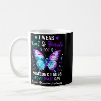 Mug Portez du sarcelle violet pour la prévention et la