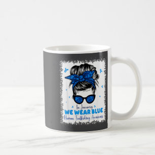 Mug Portez le bleu de janvier pour la sensibilisation