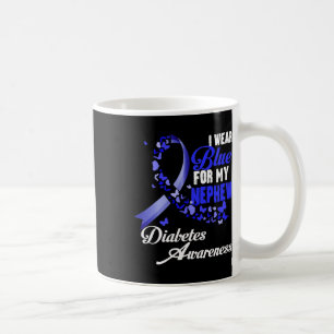 Mug Portez le bleu pour mon Nephew T1d Sensibilisation