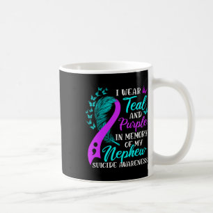 Mug Portez Le Purple Turquoise En Mémoire De Mon Suici