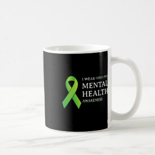 Mug Portez le vert pour la sensibilisation à la santé 