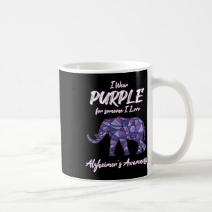Mug Portez Le Violet Pour Quelqu'Un Que J'Aime Alzheim