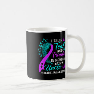 Mug Portez Le Violet Turquoise En Mémoire De Mon Oncle